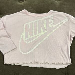 Nike 3/4 sleeve crop shirt size small